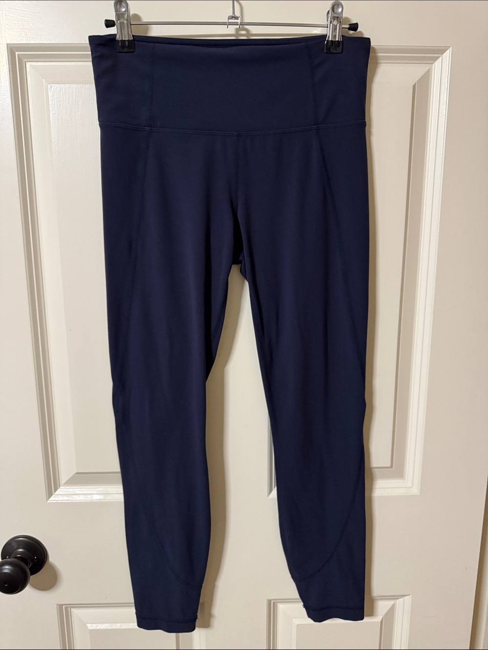 Athleta Salutation Navy High-Waist Performance Leggings
